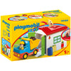 Playmobil 1.2.3 Construction Truck with Garage