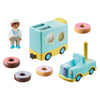 Playmobil 1.2.3 Crazy Donut Truck with Stacking & Sorting