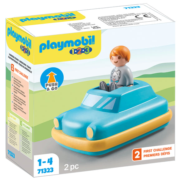 Playmobil 1.2.3 Push & Go Car