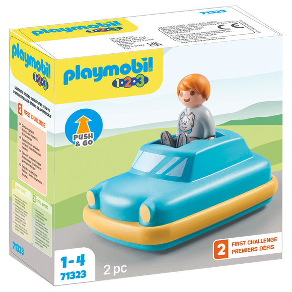 Playmobil 1.2.3 Push & Go Car - Pre Sale