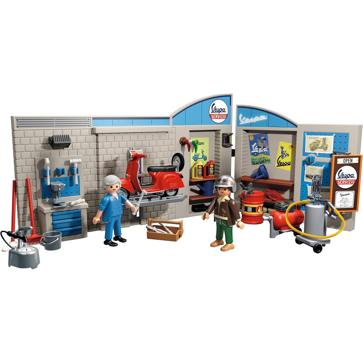 Playmobil 60s Vespa Garage
