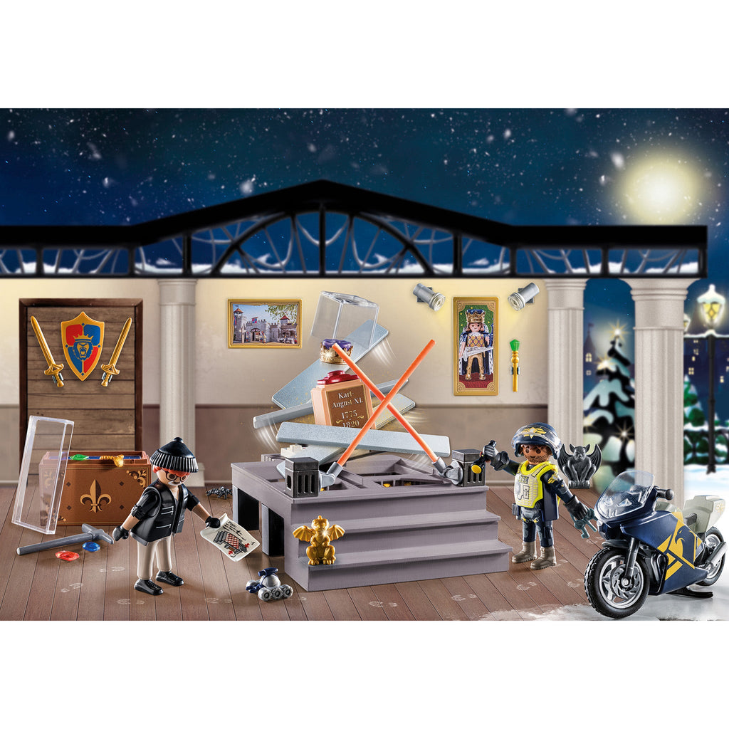 Playmobil Advent Calendar Police Museum Theft Pre Sale Animal