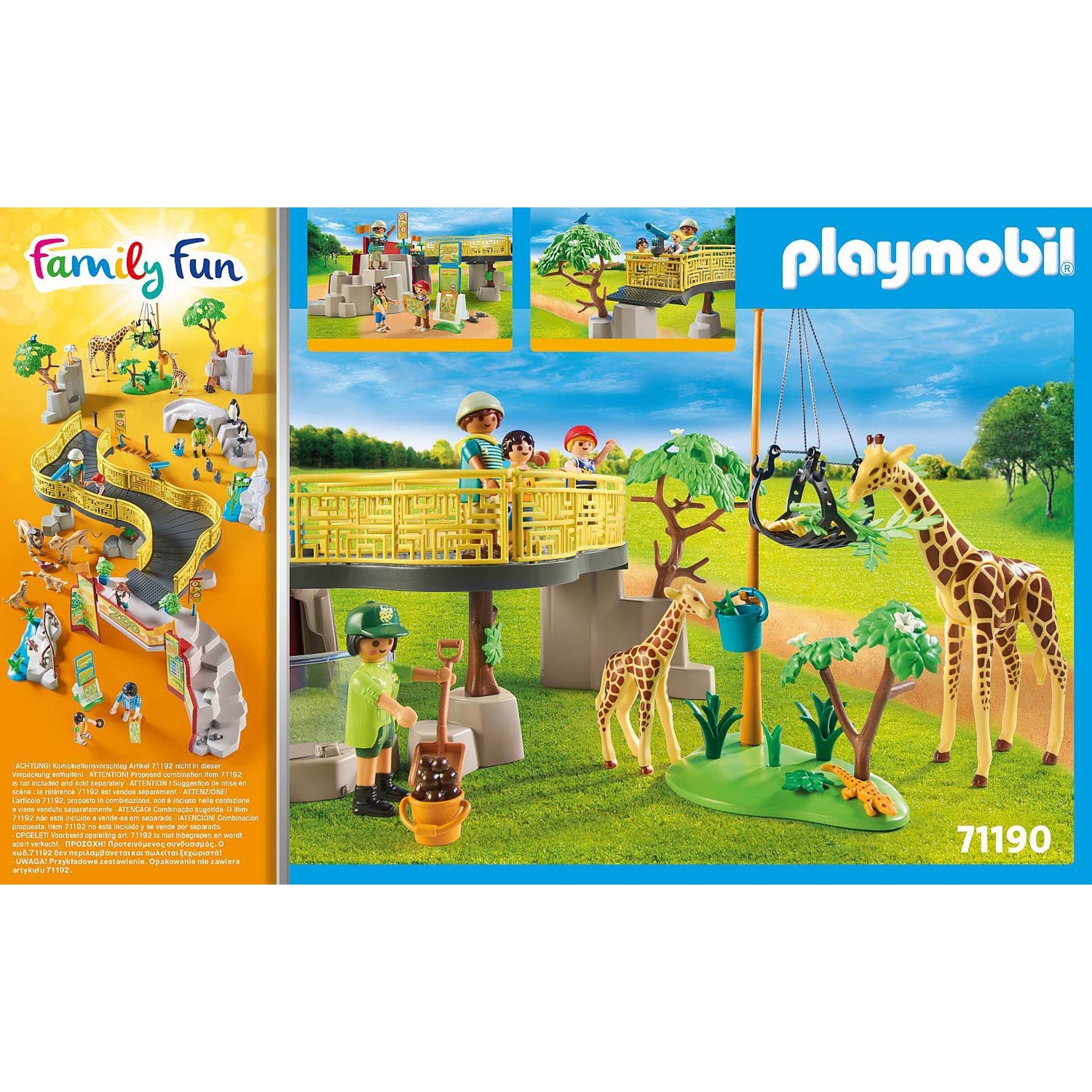 PLAYMOBIL vintage COLOR safari bédouins zoo lot girafes set 3672 de PLAYMOBIL vintage COLOR safari bédouins zoo lot girafes set 3672 de