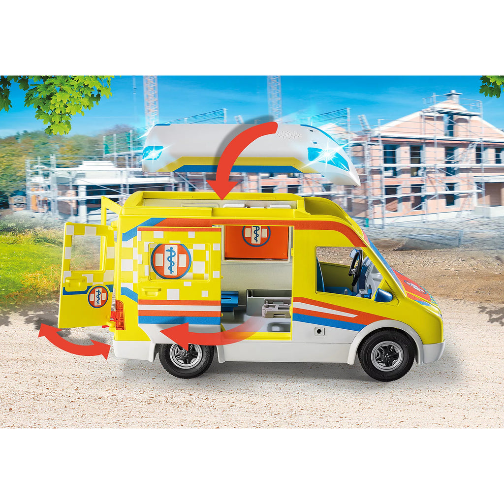 Playmobil Ambulance with Lights and Sound Animal Kingdoms Toy Store