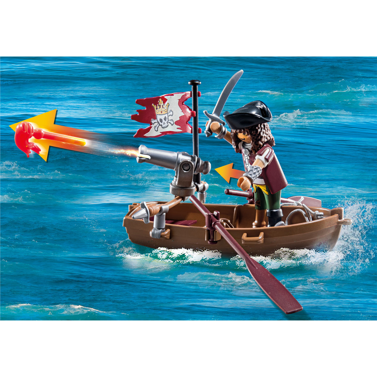 Playmobil Battle Against the Giant Octopus