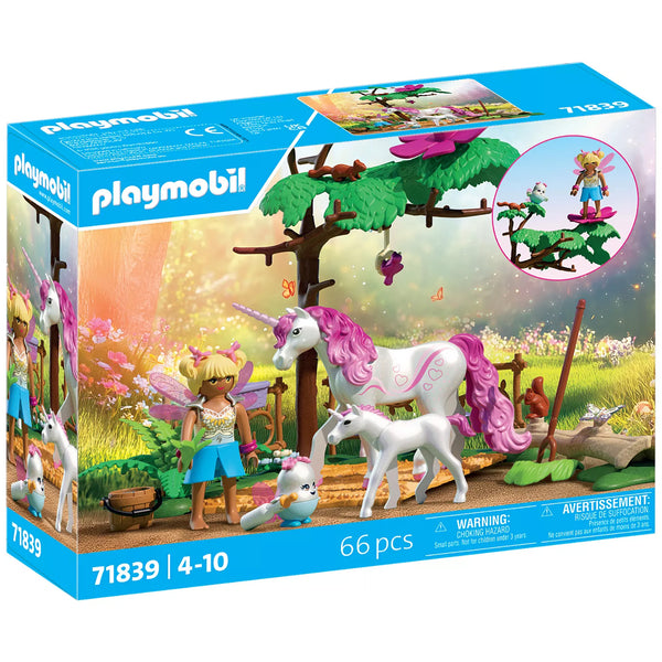 Playmobil Cozy Magical Unicorn Stable for Mother and Foal