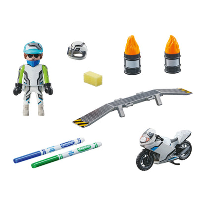 Playmobil Crayola Colour Motorbike