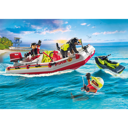 Playmobil Fireboat with Aqua Scooter