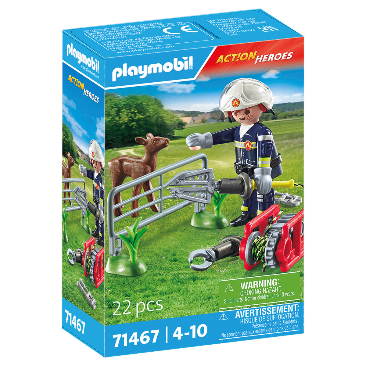 Playmobil Firefighters Animal Rescue