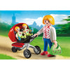 Playmobil Mother with Twin Stroller