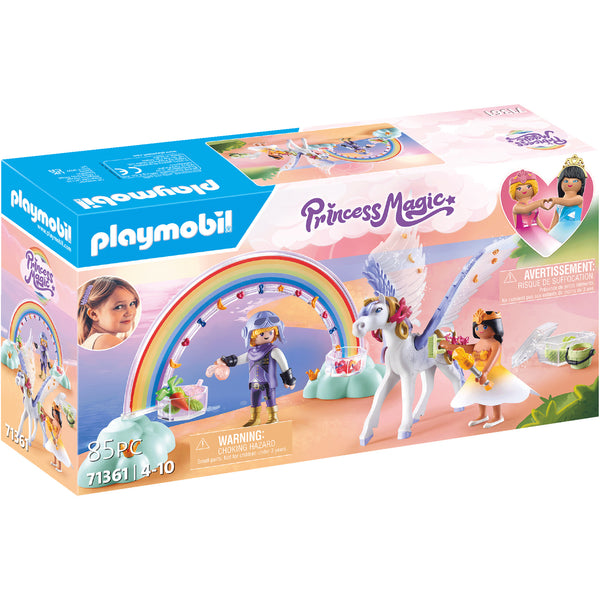 Playmobil Pegasus with Rainbow in the Clouds