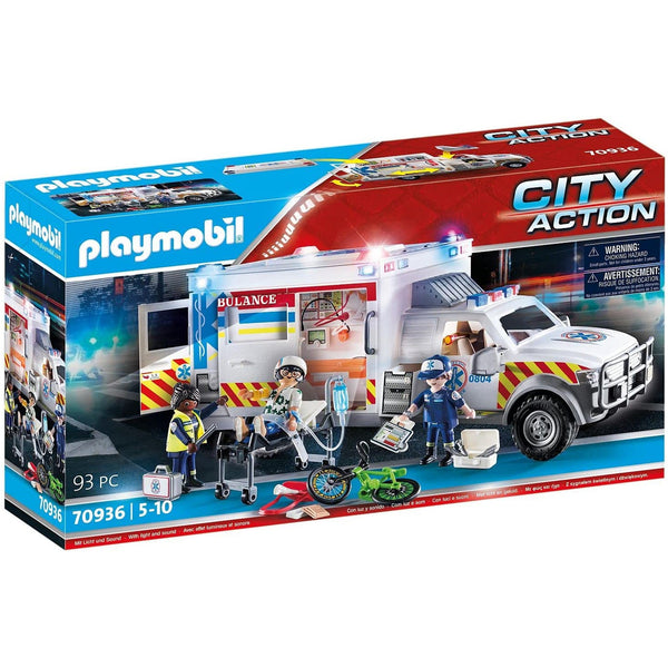 Playmobil Rescue Ambulance with Lights and Sound - Pre Sale