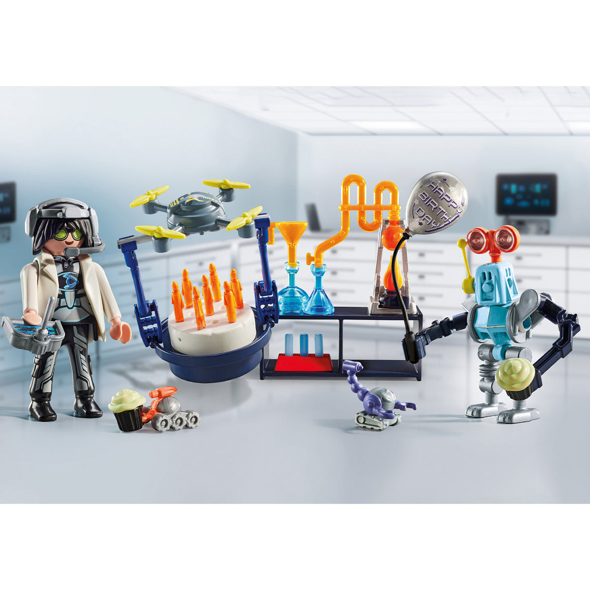 Playmobil Researchers with Robots Gift Set
