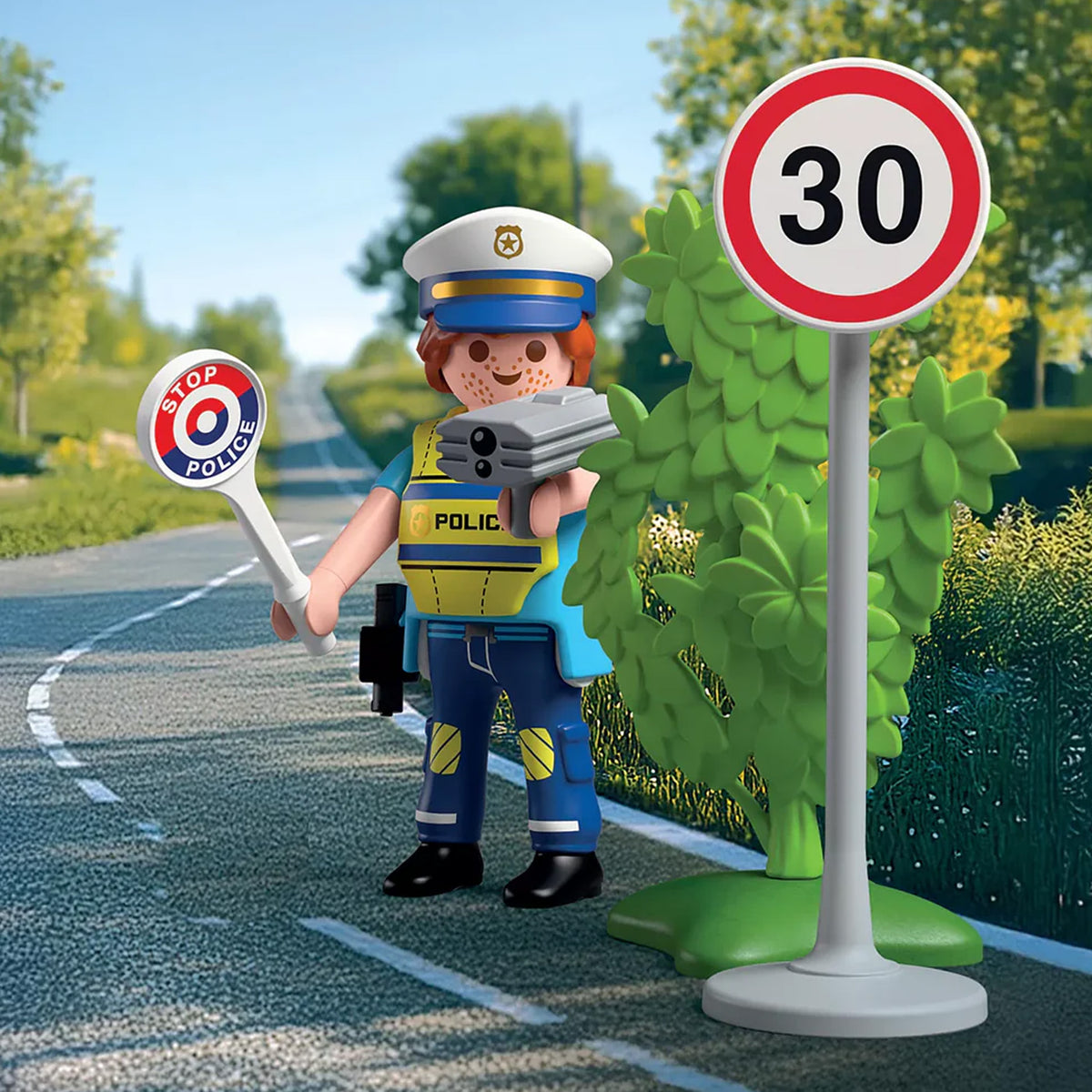 Playmobil Special Plus Police Officer with Speed Detector