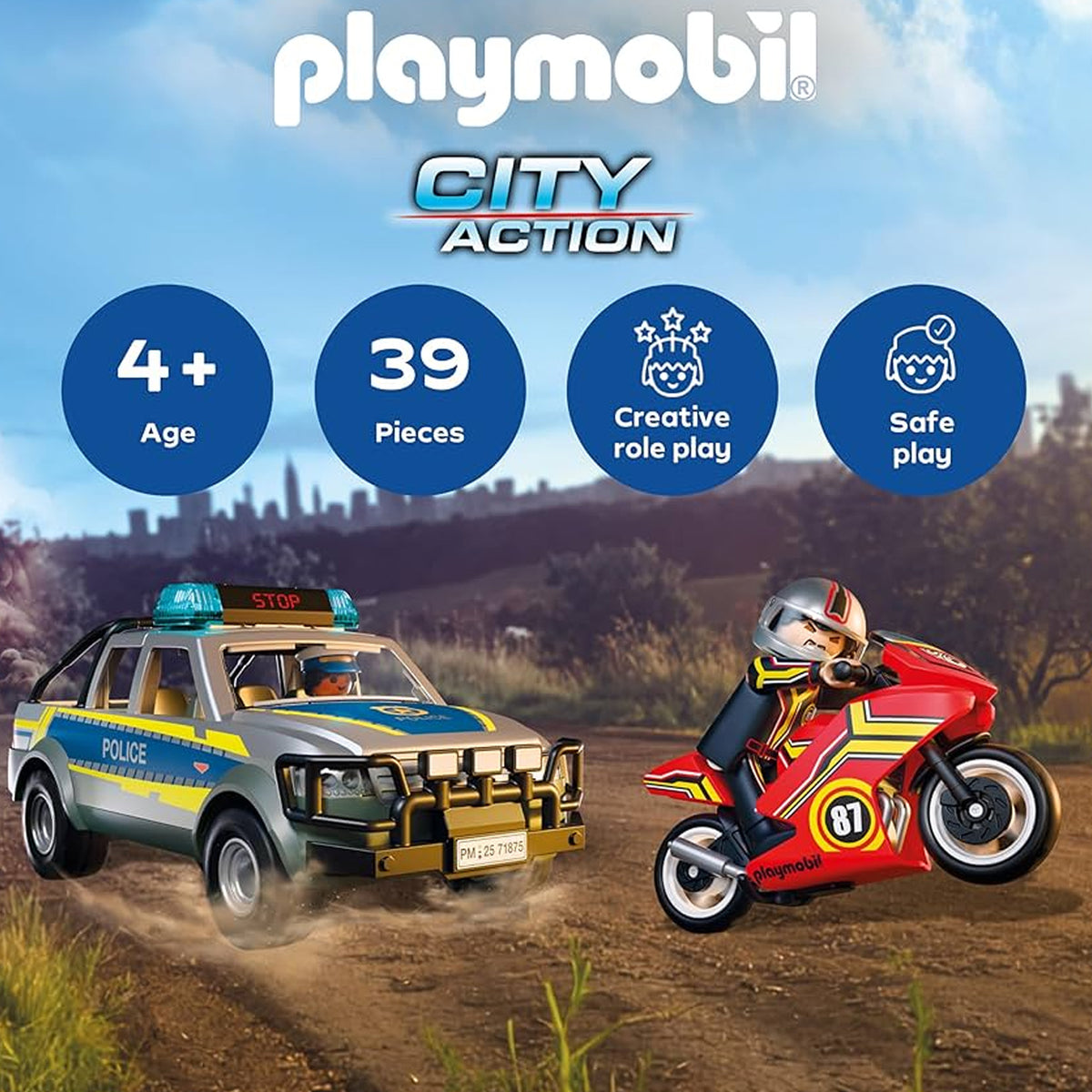 Playmobil Chase with Pick-up Truck