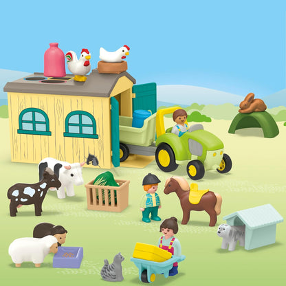 Playmobil JUNIOR: Farm Adventure with Tractor
