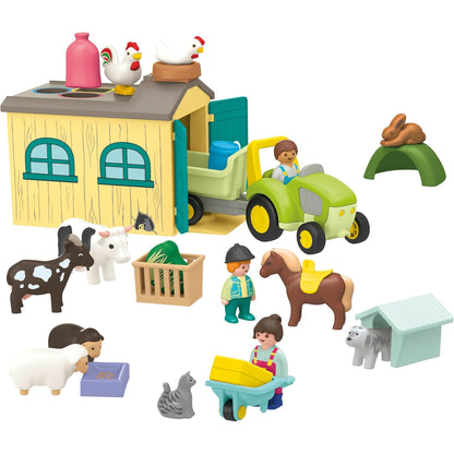 Playmobil JUNIOR: Farm Adventure with Tractor