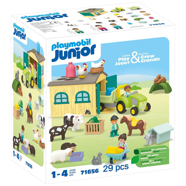 Playmobil JUNIOR: Farm Adventure with Tractor