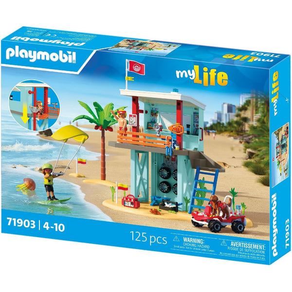 Playmobil Lifeguard Tower with Beach Buggy