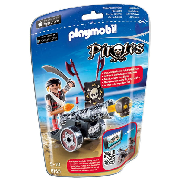 Playmobil Pirates Foil Bag Black Raider & Cannon