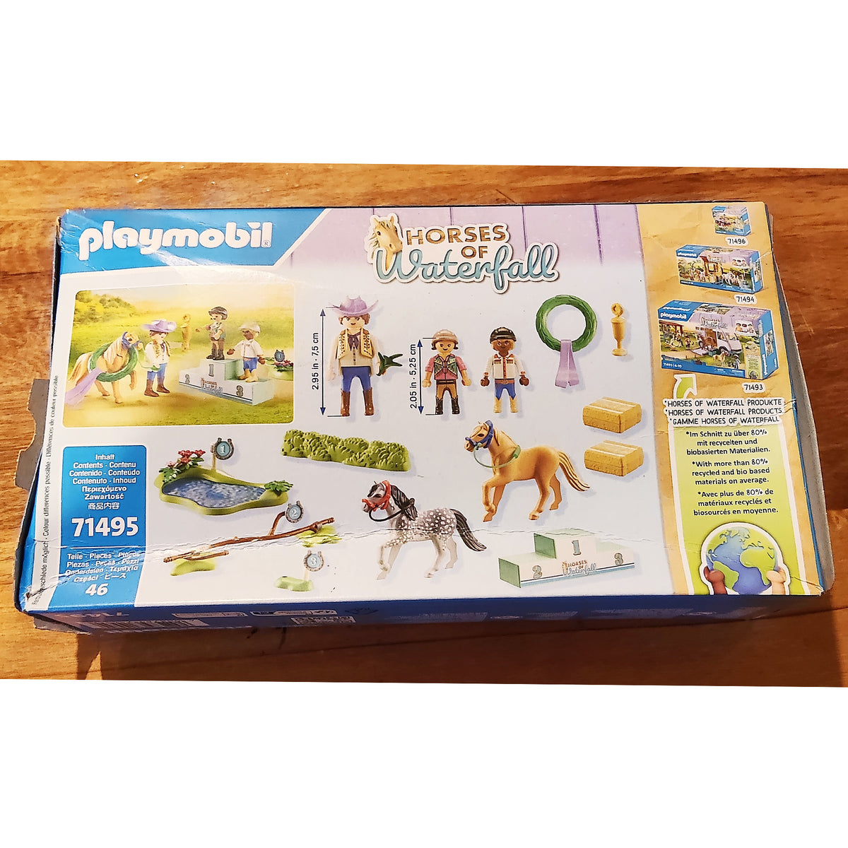 Playmobil Pony Tournament - Damaged Box