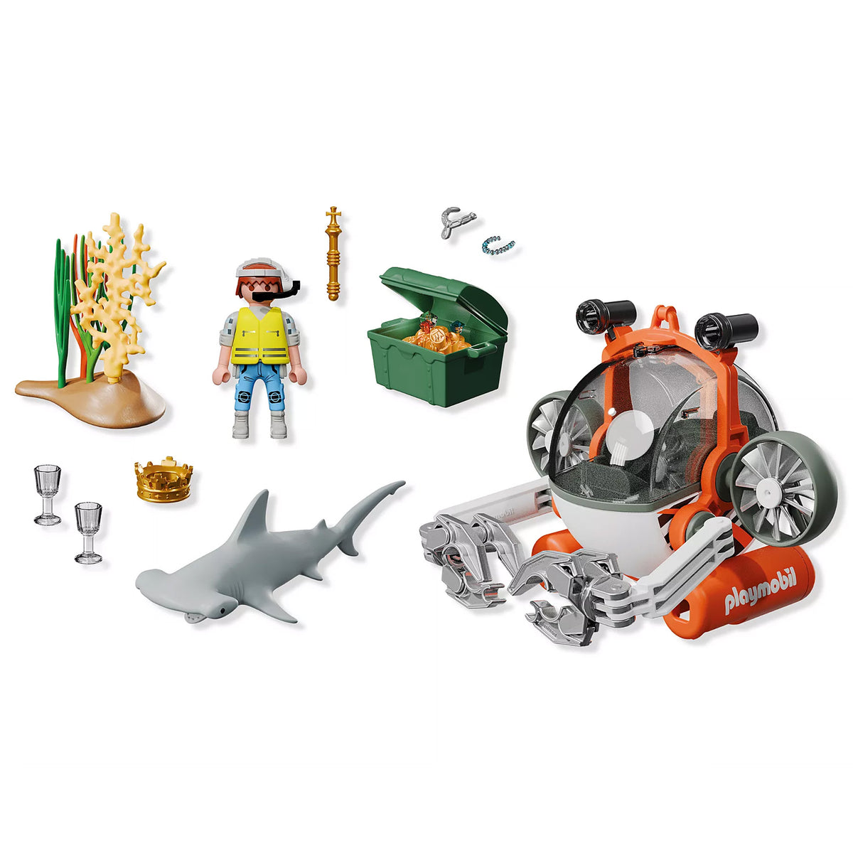 Playmobil Treasure Hunt with Submarine