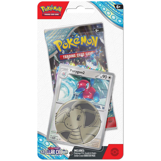 Pokemon TCG - Stellar Crown - Checklane Blister - Porygon 2