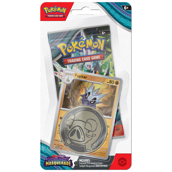 Pokemon TCG - Twilight Masquerade - Checklane Blister - Pupitar