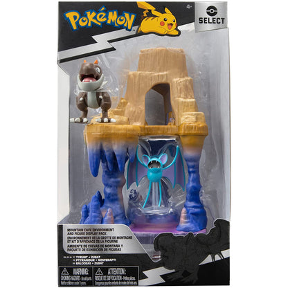Pokemon - Tyrunt & Zubat in Mountain Cave Environment