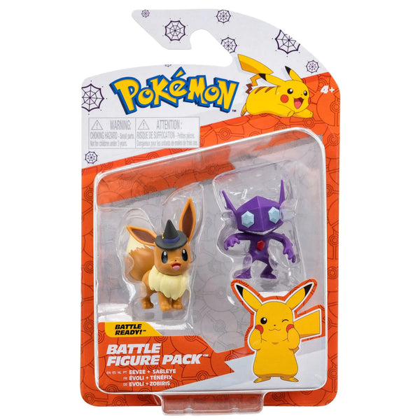 Pokemon Battle Figure - Halloween Eevee & Sableye