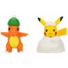Pokemon Battle Figure - Holiday Charmander & Pikachu