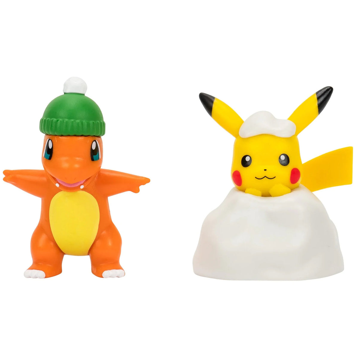 Pokemon Battle Figure - Holiday Charmander & Pikachu
