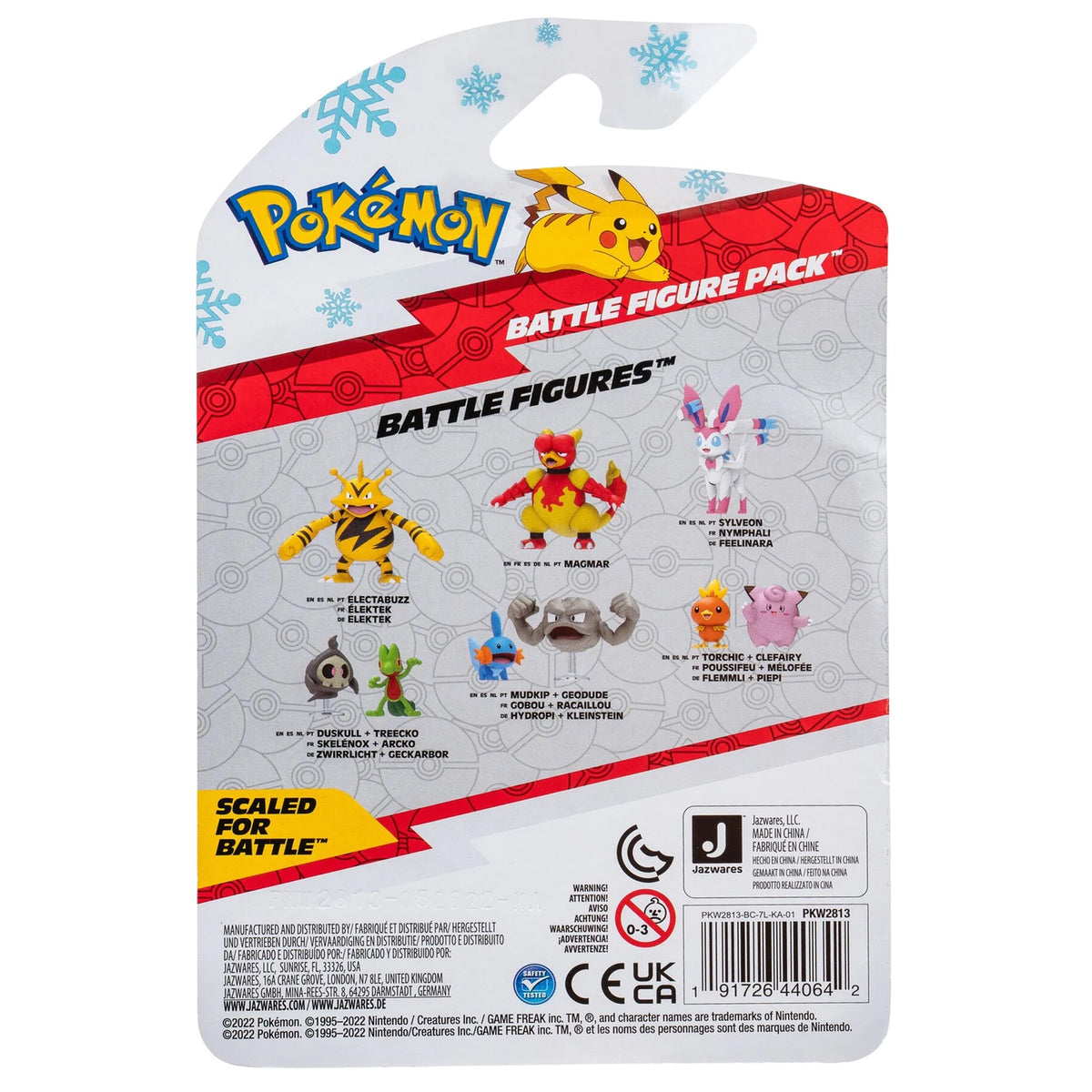 Pokemon Battle Figure - Holiday Charmander & Pikachu