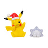 Pokemon Battle Figure - Holiday Pikachu & Snom
