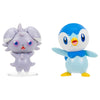Pokemon Battle Figure - Piplup & Espurr
