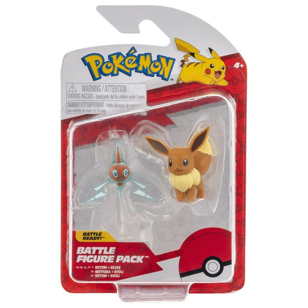Pokemon Battle Figure - Rotom & Eevee