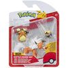 Pokemon Battle Figure Set - Dedenne, Lycanroc & Ninjask