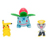 Pokemon Battle Figure Set - Jangmo-o, Ivysaur & Pikachu