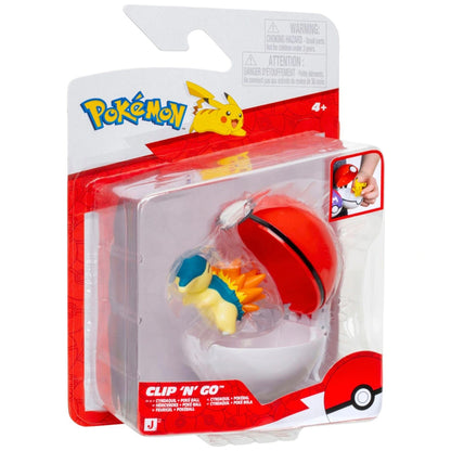 Pokemon Clip And Go Cyndaquil with Poke Ball