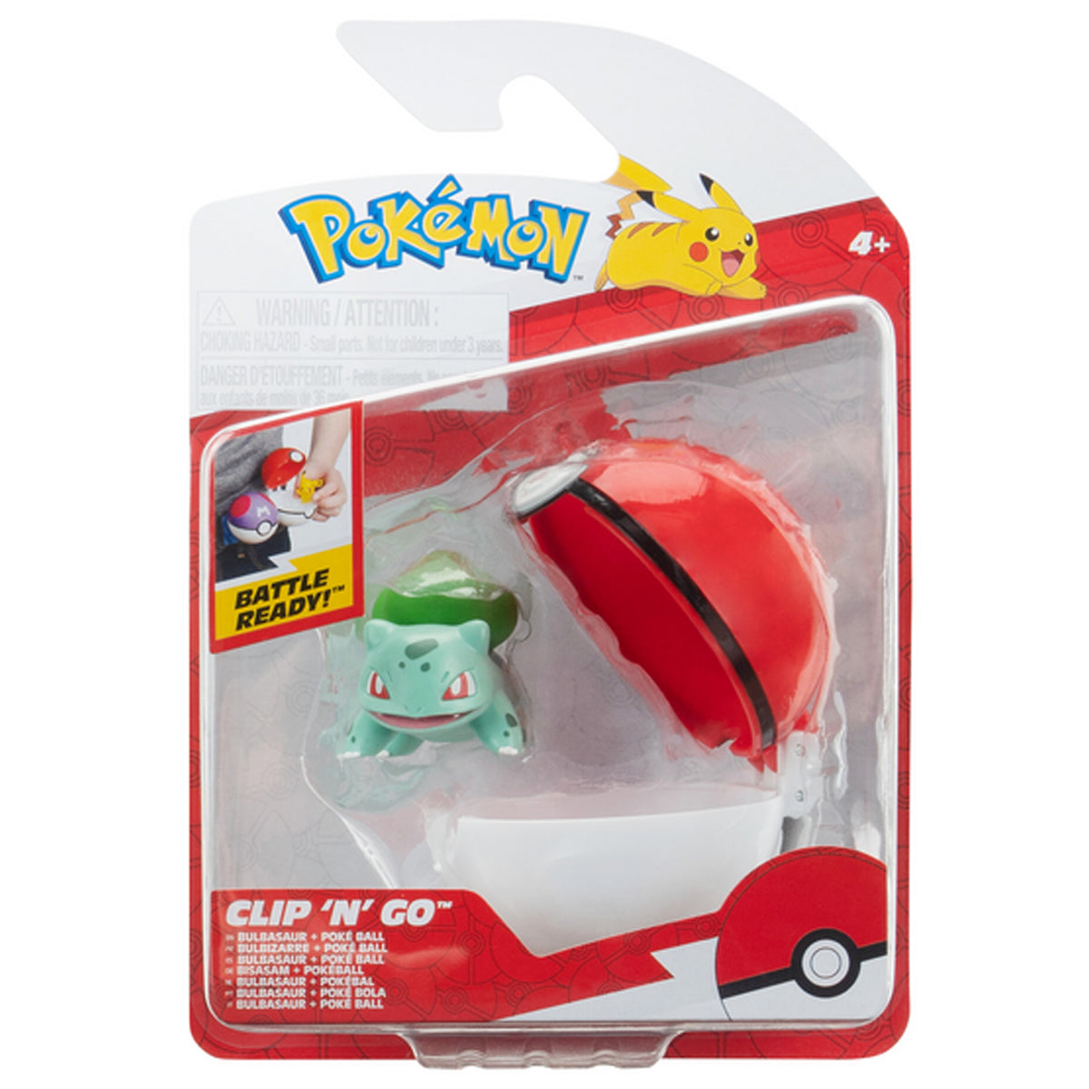 Pokemon Clip And Go Happy Bulbasaur