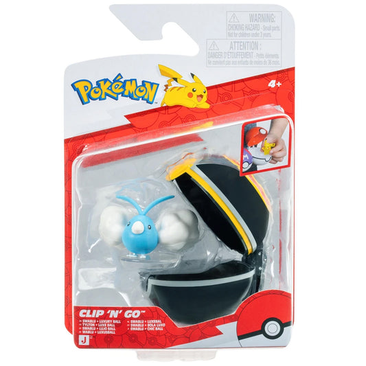 Pokemon Clip And Go Swablu with Luxury Ball