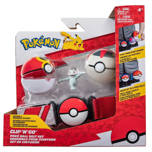 Pokemon Clip n Go Pokeball Belt Set - Machamp