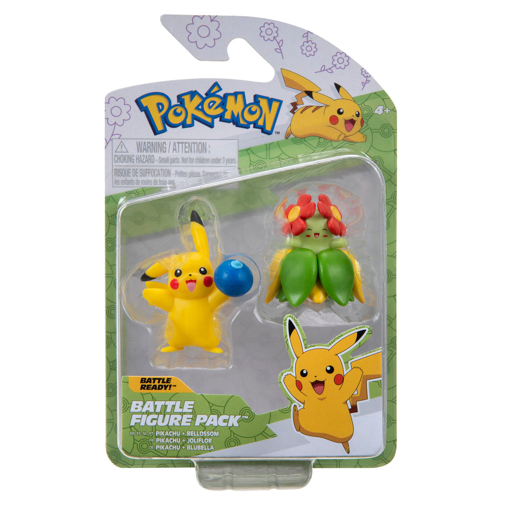 Pokemon Battle Figure - Spring Pikachu & Bellossom – Animal Kingdoms ...