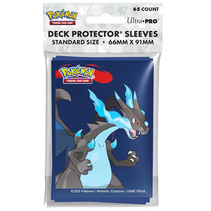 Pokemon TCG Mega Charizard X 65ct Deck Protector Sleeves