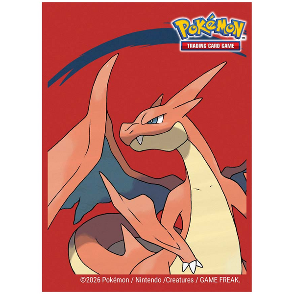 Pokemon TCG Mega Charizard Y 65ct Deck Protector Sleeves