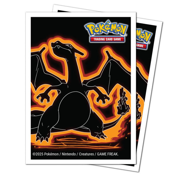 Pokemon TCG Neon Kanto APEX Deck Protector Sleeves Charizard