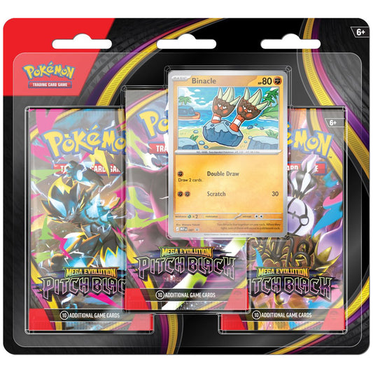 Pokemon TCG Pitch Black Three Booster Blister