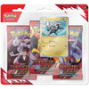 Pokemon TCG Scarlet & Violet Destined Rivals Three booster blister - Zebstrika