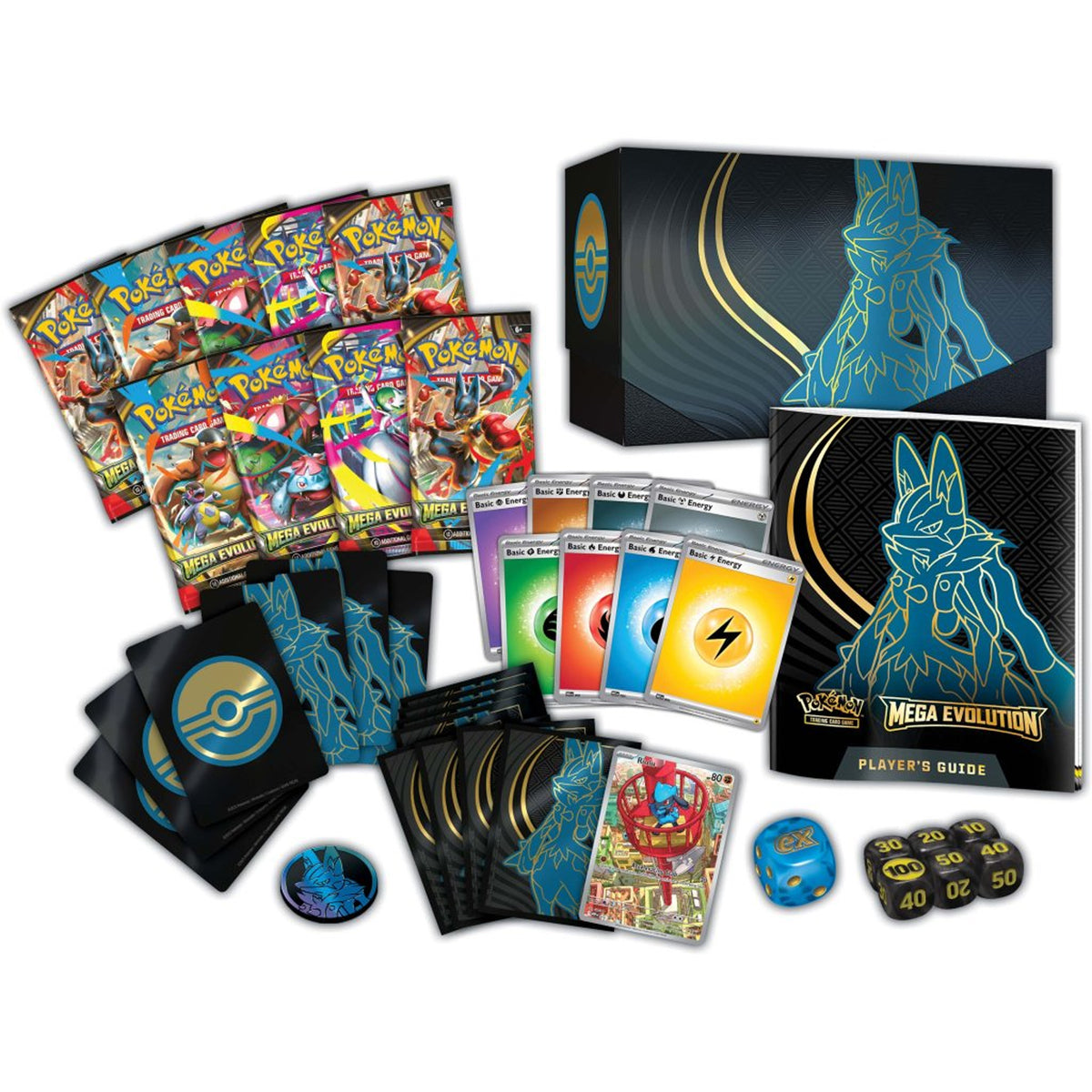 Pokemon TCG Mega Evolution Elite Trainer Box - Mega Lucario ex