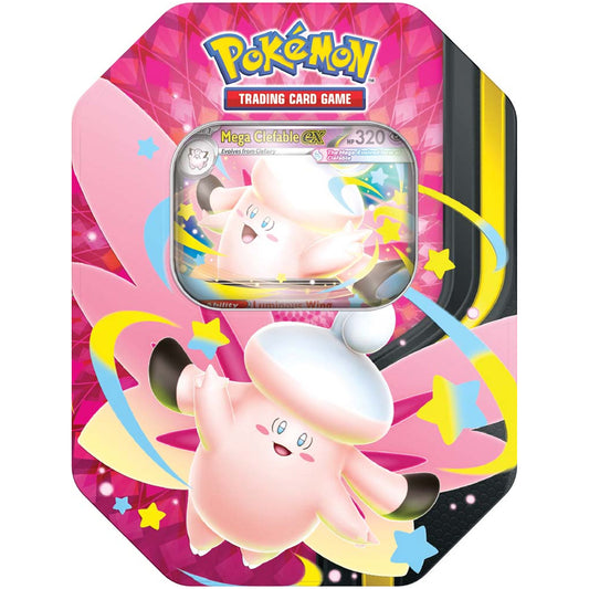 Pokemon TCG Mega Moonlight Tin - Mega Clefable ex